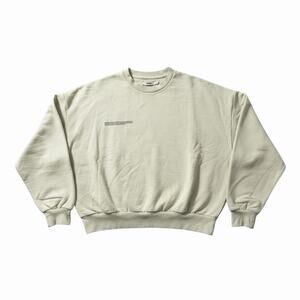 PANGAIA Unisex Light Green 100% Organic Cotton Crewneck Sweatshirt Size S